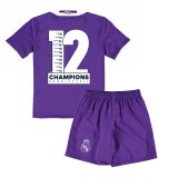 Camiseta Real Madrid Ninos Segunda Campeon 12