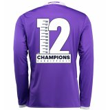 Camiseta Real Madrid Segunda Campeon 12 manga larga